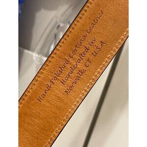 Trafalgar mens top quality classics leather belt black 42 X 1.25